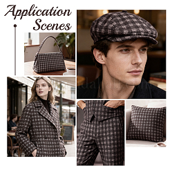 Woolen & Fibre Fabric&nbsp;DIY-WH0759-12A
