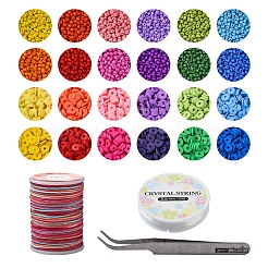 DIY Heishi Preppy Bracelet Making Kit&nbsp;DIY-YW0005-63