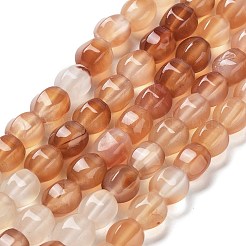 天然石瑪瑙ビーズ連売り  染め＆加熱  イチジクの形  ペルー  9x8x8mm  穴：1.2mm  約38個/連  13.66~13.98''（34.7~35.5センチメートル）&nbsp;G-G172-02K