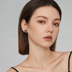 30 Pairs Wood Studs Earring Findings&nbsp;EJEW-DC00001