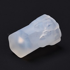 DIYクリスタルクラスターシリコンモールド  レジン型  UVレジン用  エポキシ樹脂ジュエリー作り  ホワイト  44x33x28mm  内径：22x18mm&nbsp;DIY-C040-01
