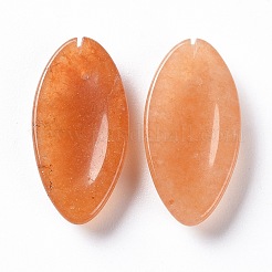 天然石レッドアベンチュリンペンダント  葉  21x11x4mm  穴：0.8mm&nbsp;G-F697-D02