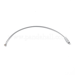 Baking Paint Stainless Steel Cable Wire Keychain&nbsp;AJEW-WH0413-15N