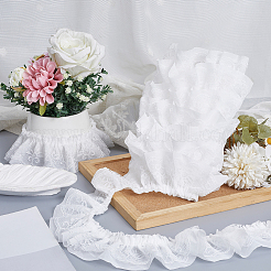 10 Yards Polyester Lace Ribbon&nbsp;OCOR-GF0006-25B