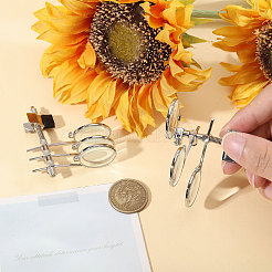 2Pcs Portable Clip-On Magnifying Glass&nbsp;AJEW-CA0005-33