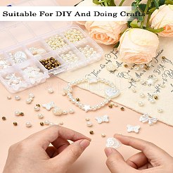 DIY Imitation Pearl Plastic Stretch Bracelet Making Kit&nbsp;DIY-YW0009-04