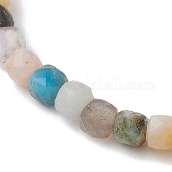 Natural Mixed Gemstone Beaded Stretch Bracelets for Women&nbsp;BJEW-JB13335-01