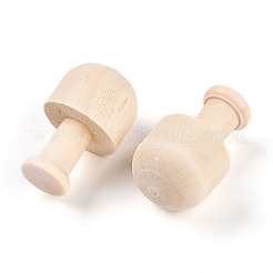 Unfinished Wood Mushroom Ornaments&nbsp;WOOD-T032-05