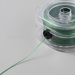 90mの平らな弾性クリスタルストリング  グリーン  0.8mm  約98.43ヤード（90m）/ pc&nbsp;EW-WH0025-001G