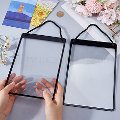 Erasable PVC Hanging Price Tags with Rope&nbsp;CDIS-WH0021-069B-01