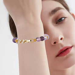 6Pcs 3 Colors Brass Fold Over Clasps&nbsp;ZIRC-BBC0002-69