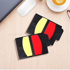 Football Referee PU Leather Book&nbsp;AJEW-WH20121-15B
