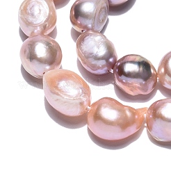 Natural Cultured Freshwater Pearl Beads Strands&nbsp;PEAR-N014-08D-02