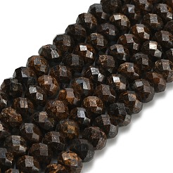 Natural Bronzite Beads Strands&nbsp;G-Z111-A25