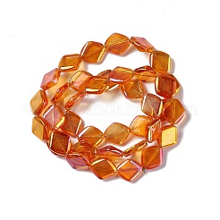 Electroplate Glass Beads Strands&nbsp;EGLA-L032-FR