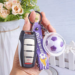 Soccer Keychain Cool Soccer Ball Keychain with Inspirational Quotes Mini Soccer Balls Team Sports Football Keychains for Boys Soccer Party Favors Toys Decorations&nbsp;JX297C