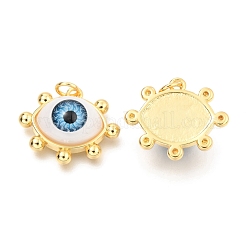 Brass Acrylic Pendants&nbsp;ZIRC-J024-01G-03