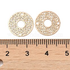 Rack Plating Brass Connector Charms&nbsp;KK-Q792-08LG