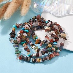 Natural & Synthetic Mixed Gemstone Beads Strands&nbsp;G-YW0001-47