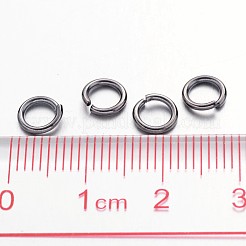 Brass Open Jump Rings&nbsp;JRC6MM-B