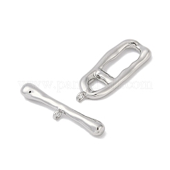 Brass Toggle Clasps&nbsp;KK-Q030-13P