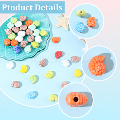 50Pcs Handmade Porcelain Ceramic Beads&nbsp;PORC-PA0001-16