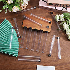 Transparent Tube Plastic Bead Containers with Lids&nbsp;FIND-WH0176-10A