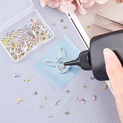 144pcs Alloy Cabochons&nbsp;MRMJ-OC0002-20