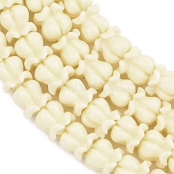 Synthetic Coral Carved Beads Strands&nbsp;CORA-C004-04