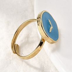 304 Stainless Steel Cuff Rings&nbsp;RJEW-A077-04G-03