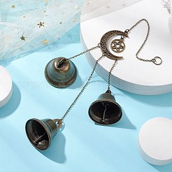 Iron Bell Pendant Decoration&nbsp;HJEW-JM02487