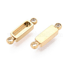 304 Stainless Steel Connector Cabochon Settings&nbsp;STAS-N115-32G