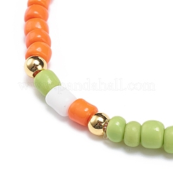 4Pcs 4 Color Glass Beaded Stretch Bracelets Set for Women&nbsp;BJEW-JB08805