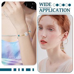 6Pcs 3 Colors Transparent Glass Beads&nbsp;GLAA-TA0003-97