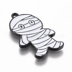Halloween Theme Alloy Enamel Pendants&nbsp;ENAM-J649-09B