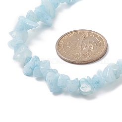 Natural White Jade Dyed Chips Beaded Necklaces&nbsp;NJEW-JN04275-07