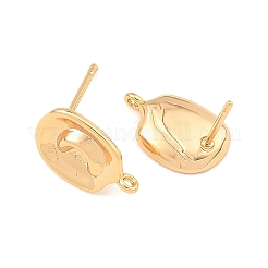 SHEGRACE Brass Stud Earring Findings&nbsp;XGRQ6M605-903G