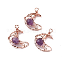 Natural & Synthetic Mixed Gemstone Pendants&nbsp;G-H281-41RG