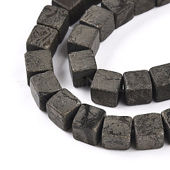 Natural Pyrite Beads Strands&nbsp;G-T140-37A