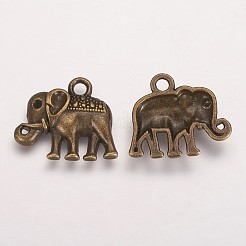 Tibetan Style Alloy Charms Pendants&nbsp;X-TIBEP-A124745-AB-FF