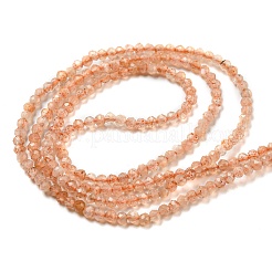 Natural Sunstone Beads Strands&nbsp;G-K182-2mm-13A