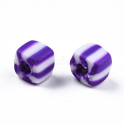 Handmade Polymer Clay Beads Strands&nbsp;CLAY-N010-074-05
