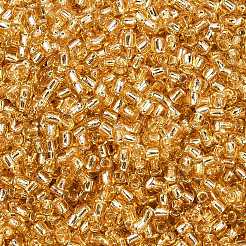 トーホー 11/0ラウンドビーズ  日本製シードビーズ  （シルバーの裏地付きライトトパーズ22)個  2.2mm  穴：0.8mm  約5555個/50g&nbsp;SEED-XTR11-0022
