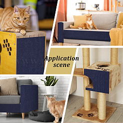 Polyester Anti Cat Scratch Furniture Protector Stickers&nbsp;AJEW-WH0609-395D