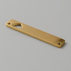 304 Stainless Steel Connector Charms&nbsp;LS-STAS-WH0017-037G