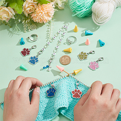 Dog Paw Print DIY Knitting Tool Sets&nbsp;HJEW-NB00075
