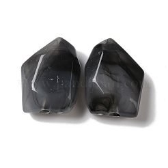 ツートンカラーの不透明アクリルビーズ  ナゲット  ミックスカラー  20.5x15.5x7.5mm  穴：2mm  約362個/500g&nbsp;OACR-G015-08