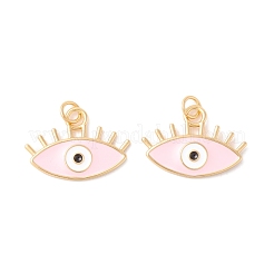 Rack Plating Brass Enamel  Pendants&nbsp;KK-B053-13G