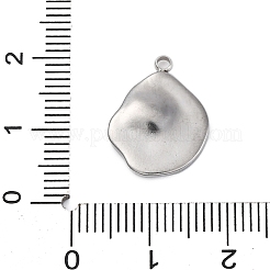 304 Stainless Steel Pendants&nbsp;STAS-L022-191B-P