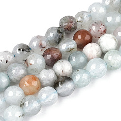 Dyed Natural White Jade Beads Strands&nbsp;G-T139-6mm-60-23